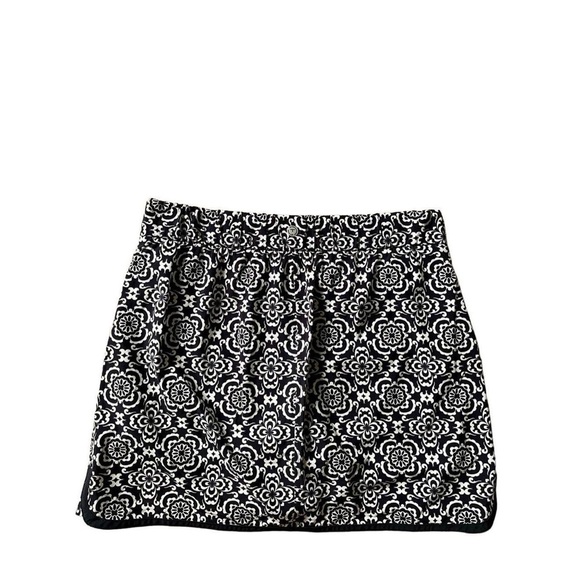 Navy Geometric Everyday Stretch Skort - Picture 3 of 4